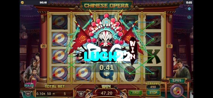 LUCK22 casino presented on mobile device in Pakistan with slots and live games